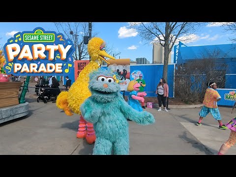 Sesame Street Party Parade | Sesame Place | Easter Sunday Performance in 4K