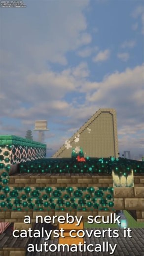 I Built the ULTIMATE Sculk Farm in Minecraft 🔥 #minecraft #sculkfarm #minecraftshorts #minecraftxp