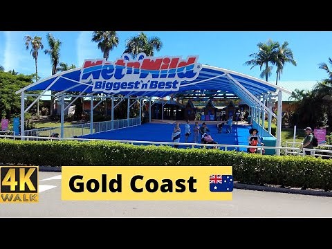 Wet n Wild - Gold Coast 🌴 Australia 4K Walk through Tour