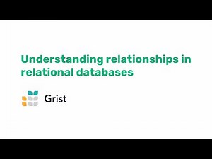 Understanding Relationships in Relational Databases | Grist