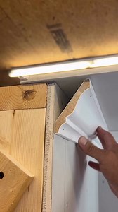 Here's how you can end a crown molding.