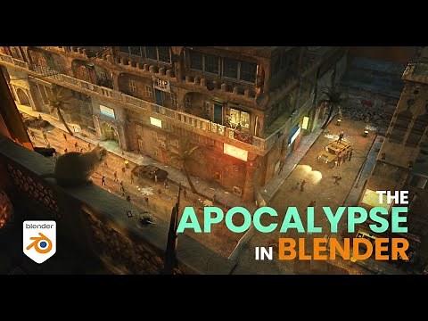 Creating a zombie world in Blender - Breakdown