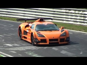 MIGHTY Gumpert Apollo at Touristenfahrten Nürburgring Nordschleife - Porsche 911 BMW M3 Corvette