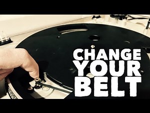 How to Replace a Turntable Belt (Technics SL-220)