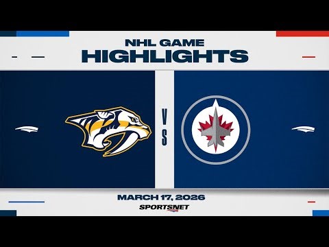 NHL Highlights | Predators vs. Jets - March 17, 2026