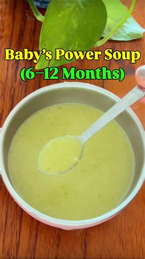 Baby’s Power Soup | Immunity-Boosting Chicken Broccoli Potato Soup for 6–12 Months | No Salt #shorts