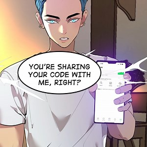 Kreyul, you want my Referral Code? 🫠 Share your code with a new WEBTOON user, and earn Coins together! Now you and your new bestie can read more and share double the love for #WEBTOON! 💚 Text the group chat before someone else does and snatches your Coins! 3..2..1 GO! | LINE WEBTOON