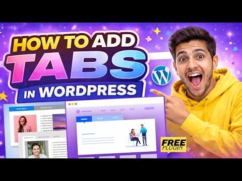How to Add Responsive Tabs in Wordpress | Wordpress Tabs Section | Tabs Wordpress Elementor