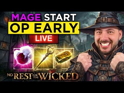 No Rest for the Wicked MAGE START - Powerful Early or Uninstall