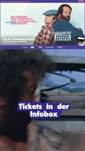 Zwei Filmlegenden auf der großen Leinwand: Die große Bud Spencer & Terence Hill Nacht 👊 Seid bei der großen Bud Spencer & Terence Hill Filmnacht dabei! Schnappt euch euer Ticket! 👉 https://cinedom.de/programmuebersicht/movie/die-grosse-bud-spencer-terence-hill-nacht/ Ausschnitt aus "Die rechte und die linke Hand des Teufels" (1970) #BudSpencer #TerenceHill #DierechteunddielinkeHanddesTeufels | Best of Bud Spencer & Terence Hill