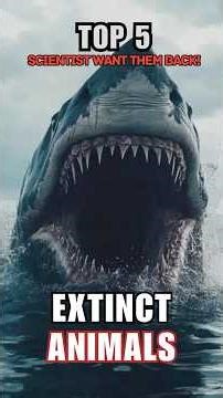 Top 5 Extinct Animals Scientists Want To Bring Back!! 😱😨