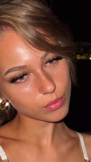 Close-Up Evening Scene of Neck and Shoulder