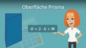 Oberfläche Prisma • Mantelfläche Prisma, Grundfläche Prisma