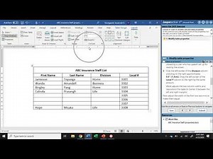 JasperActive Word 2019 Lesson 6: Modifying Cells