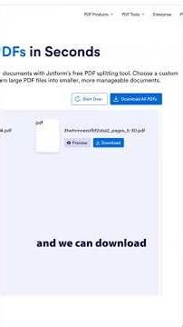 How to Split a PDF ✂️ #tutorial
