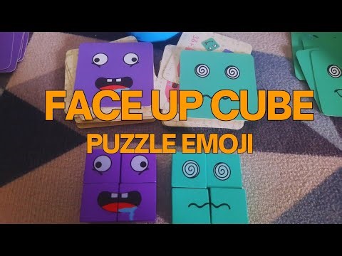 COLORFUL EMOJI FACE CUBE #puzzlecube #faceemoji #livestream