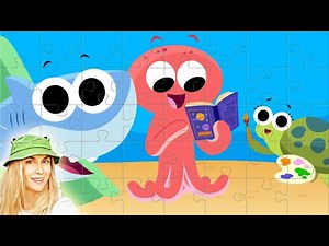 🧩Finny The Shark | Super Simple Songs | Puzzle