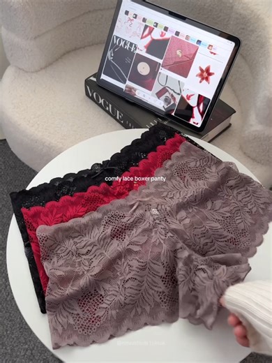 Comfy Lace Boxer Underwear for Women