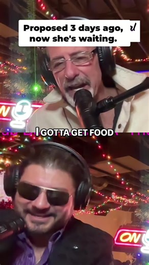 Asked her to marry me 3 days ago! She said yes... if I bring her food back first. Priorities, right? #Proposal #Engaged #Love #RelationshipGoals #Funny