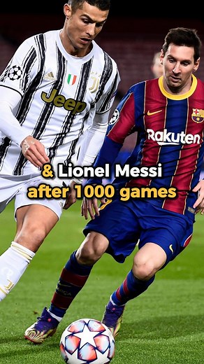 Lionel Messi vs Cristiano Ronaldo after 1000 games #reels #messi #ronaldo #CristianoRonaldo #lionelmessi | Football and News