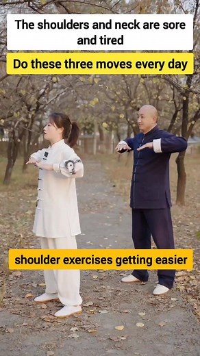 1.3M views · 10K reactions | Shoulder and neck exercises, 100 times a day, will give you a relaxed body! #brainhealth #shoulder #neck #helpfultips #healthandwellness #hunchback #stretching #heathylifestyle #fitness #therapy #wellness #shoulderpain #exercise #health #taichi #healthy #heelspain #release #chineseculture #MentalHealth #neckpain #goodhealth #healthbenefits #toturial #reels #viral #trending | Warrior Tai Chi | Facebook