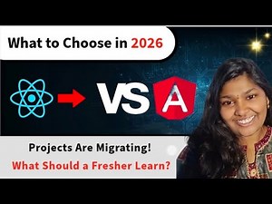 Angular vs react choose the right one in 2026 for freshers |projects are migrating don't choose this