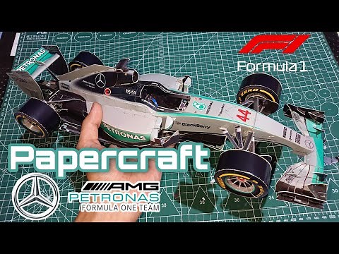 Papercraft F1 || Mercedes AMG Petronas F1 Team