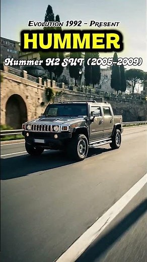 The Evolution Of HUMMER #cars #evolution