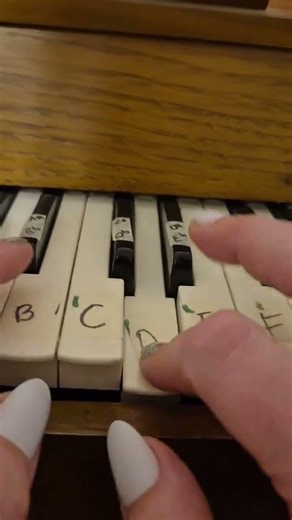 Learning the piano, slowly!! #piano #keyboard #learning #musician #practice