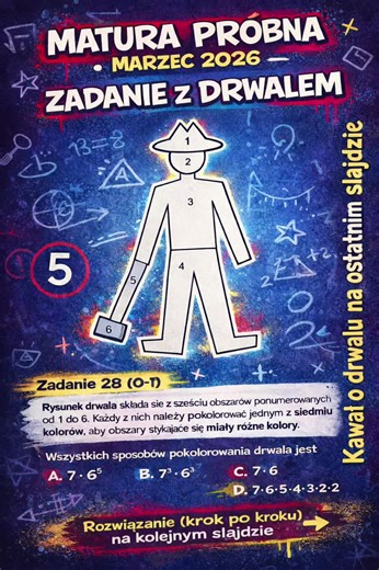 Matura próbna MARZEC 2026 z drwalem: krok po kroku