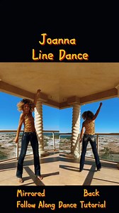 Line Dance Follow Along Dance Tutorial "Joanna" Kool & The Gang 1983 #linedance #dancetutorial #letsdancetogether #tutorial #howto | Salty Dancer