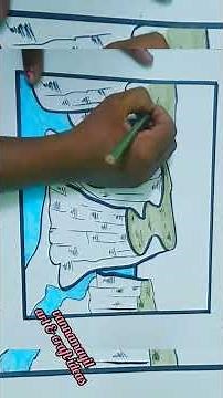 Landforms drawing| easy steps |Plateau