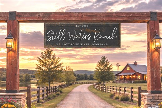 Custom Barn Signs | Metal Ranch Sign | Personalized Farm Wall Art | Large Rustic Wall Art - Etsy