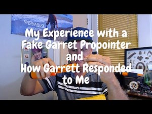 Fake Pro-pointer AT and How Garrett Responded When I Got Screwed With One