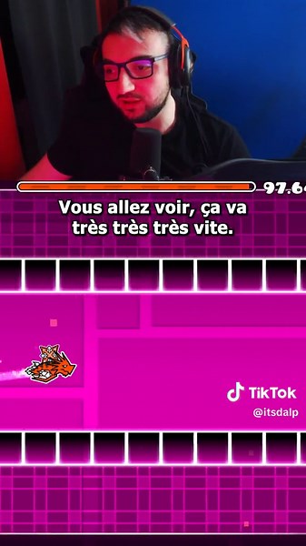 Défi Insane : Accélération à chaque succès sur Geometry Dash
