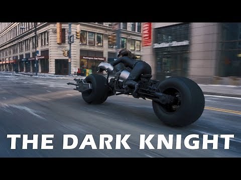 The Dark Knight Rises - Catwoman on Batman's Motorcycle. Batpod [HD] Motorcycle Full Scene