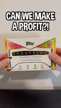 PROFIT CHALLENGE! 🤑 Topps Inception UCC 24/25! 🔥