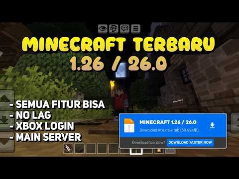 CARA DOWNLOAD MINECRAFT 1.26 / 26.0 VERSI TERBARU ‼️
