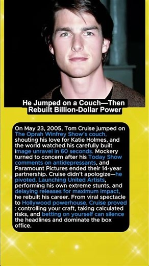 He Jumped on a Couch—Then Rebuilt Billion-Dollar Power #shortvideo