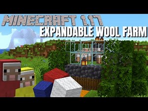 Infinite Wool in Minecraft | Minecraft 1.17 Automatic Wool Farm (SO EASY) 2021 Minecraft Farm