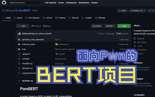 用Pwn和BERT打造自动漏洞挖掘工具，让你秒懂AI在网络安全的魔力！