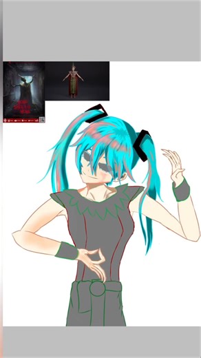 miku+Phi Nang Ram #art #homesweethome2024 #drawing #miku