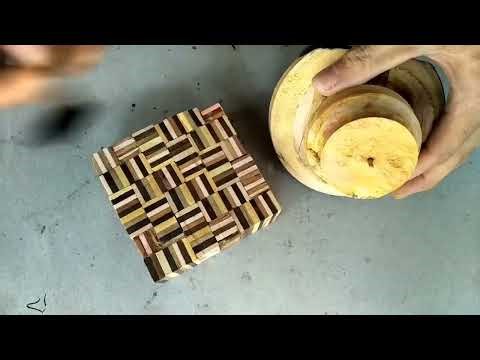 Segmented WOODTURNING for beginner - make a beautiful bowl from used wood