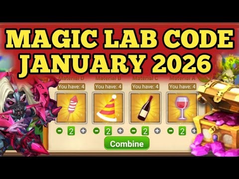 MAGIC LAB CODE | JANUARY 2026 | CASTLE CLASH