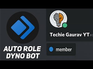 Auto Role Dyno Bot Discord | How to Setup Auto Role | Techie Gaurav