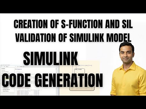 SIMULINK TUTORIAL | CODE GENERATION | CREATION OF S-FUNCTION AND SIL VALIDATION OF SIMULINK MODEL