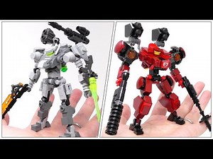 Palm-Sized LEGO Robots [Armored Core Style]