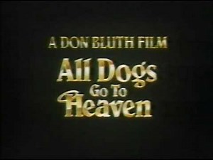 All Dogs Go To Heaven commercial 1989