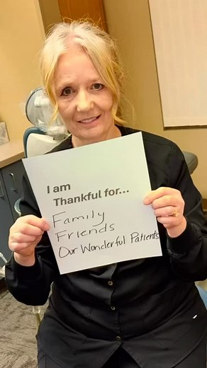 💙 This is What Our Team is Thankful For! 💙 This Thanksgiving, we’re especially grateful for YOU—our wonderful patients! You brighten our days, and we want to celebrate YOU. To join our Thanksgiving giveaway: • Tag someone you’re thankful for • Make sure you are following our page • Share this post to your story Each tag counts as an entry! One lucky winner will receive a Scheels gift card—our small way of saying thank you for being part of our dental family. 🧡🦃 From all of us here, we’re tru