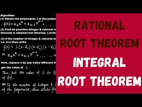 Rational Root Theorem & Integral Root Theorem || Polynomials || Grade 9